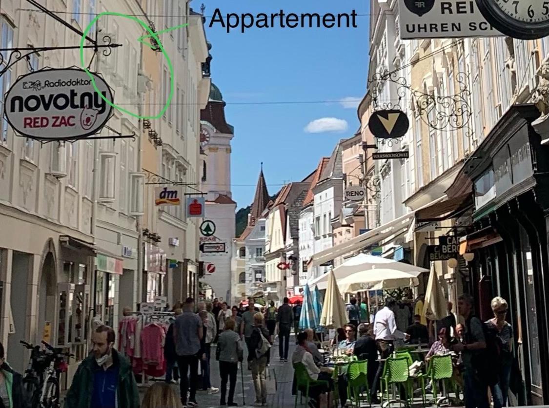 Penthouse Maxfux Direkt In Der Fussgaengerzone 130M2 Apartment Krems an der Donau Bagian luar foto